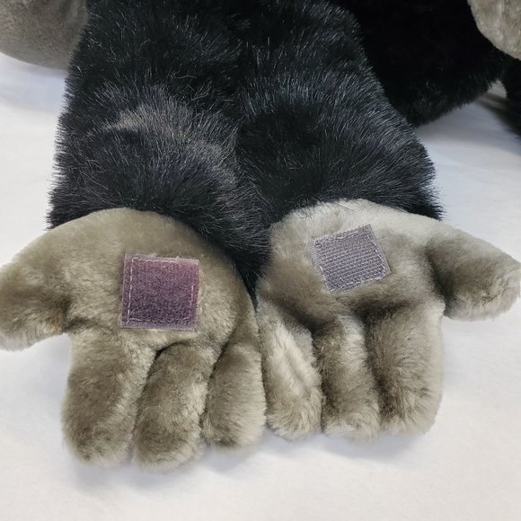 VTG MJC international 1992 Black Gorilla Ape 19 Inches Hanging Stuffed Animal - Picture 4 of 9